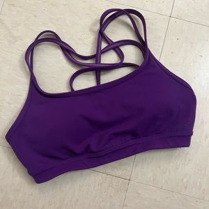 Purple Athleta Sports Bra